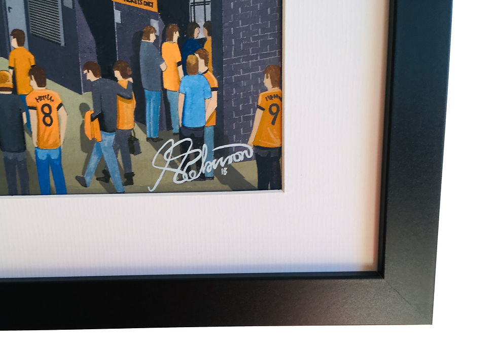 Thumbnail: Barnet Fc The Hive football stadium. Ready to hang framed & mounted art print. Ideal wall art football club F.C memorabilia gift for birthdays, Christmas, Father’s Day. Perfect addition to any home or office. By artist Andrew Robinson