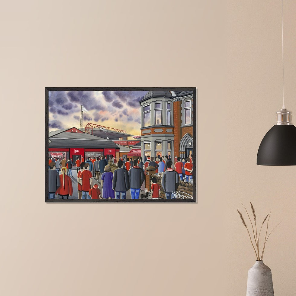Thumbnail:  Nottingham Forest FC City Ground football stadium By Artist Andrew Robinson andrewrobinsonart.com, Andrew Robinson art .Framed Fine Art Prints, Posters, Canvas Prints, Framed canvas prints, Ceramic Mugs etc sport, football, rugby, NFL