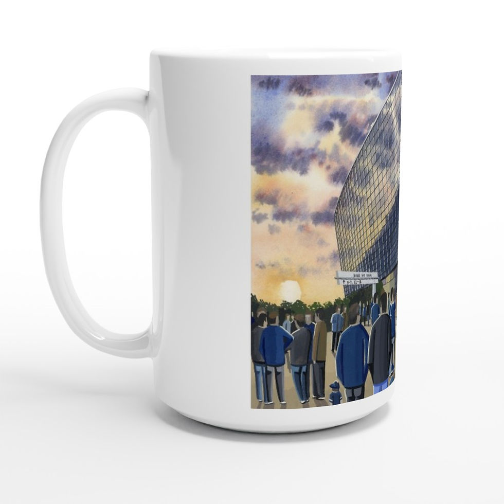 Dallas Cowboys NFL White 15oz Ceramic Mug