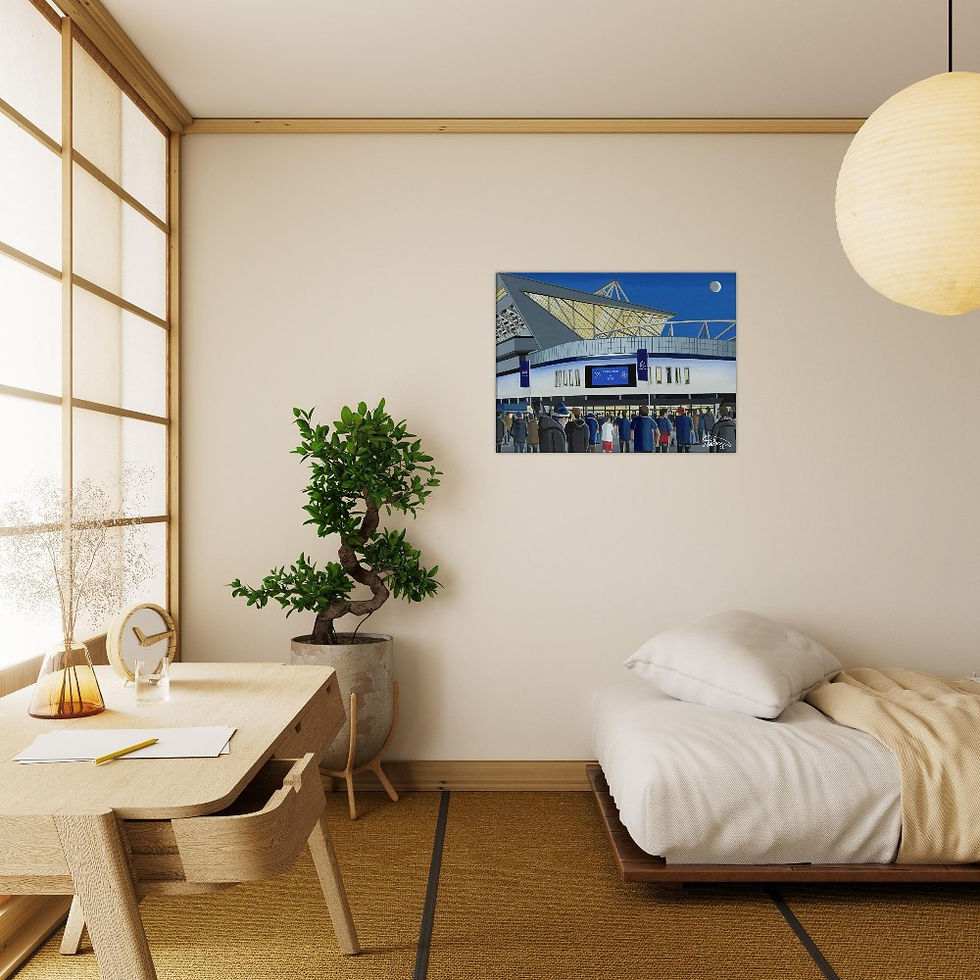 Thumbnail: Bristol Bears Rugby Union Stadium  By Artist Andrew Robinson andrewrobinsonart.com, Andrew Robinson art .Framed Fine Art Prints, Posters, Canvas Prints, Framed canvas prints, Ceramic Mugs etc sport, football, rugby, NFL
