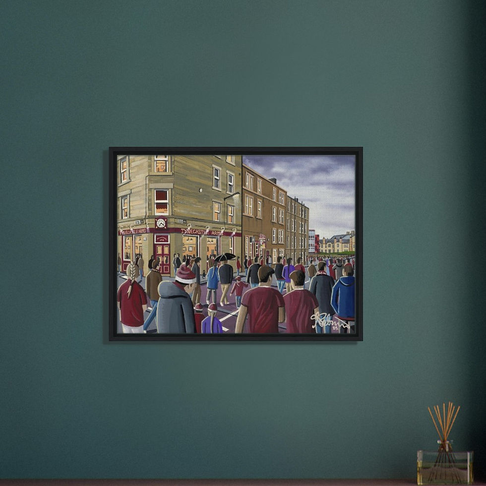 Thumbnail: Hearts FC, Tynecastle, Football Framed Canvas Print. Stadium Wall Art Gift