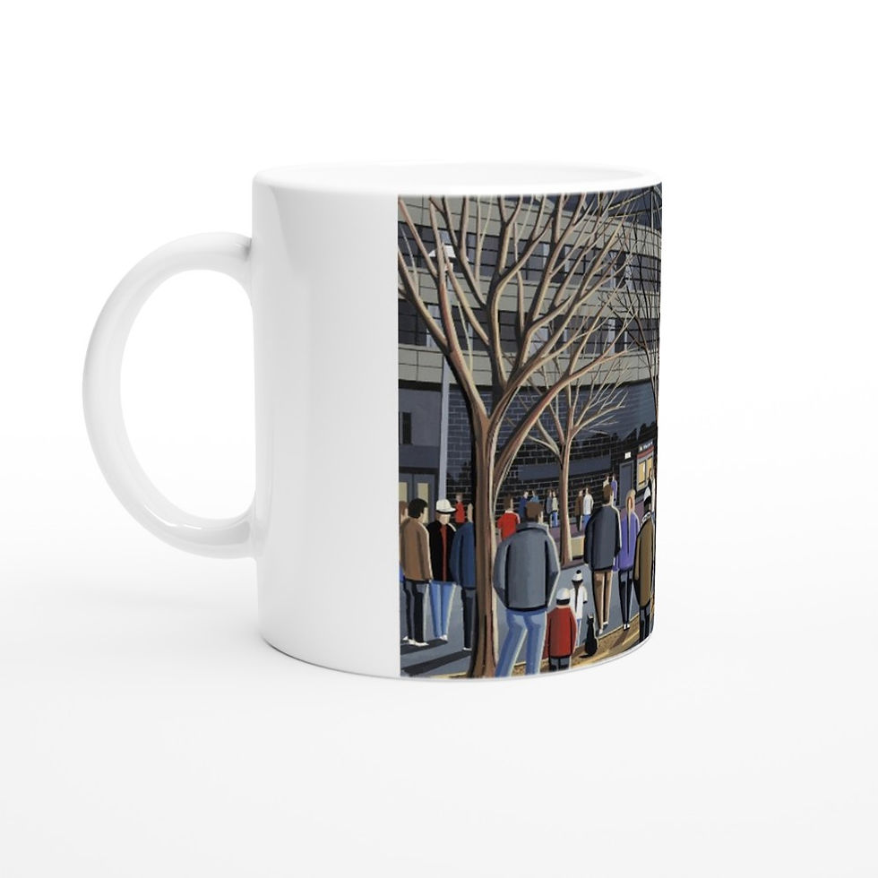 Thumbnail: MK Dond, Stadium MK  By Artist Andrew Robinson, Framed Fine Art  Prints, Posters, Canvas Prints, Framed canvas prints, Ceramic Mugs. andrewrobinsonart.com