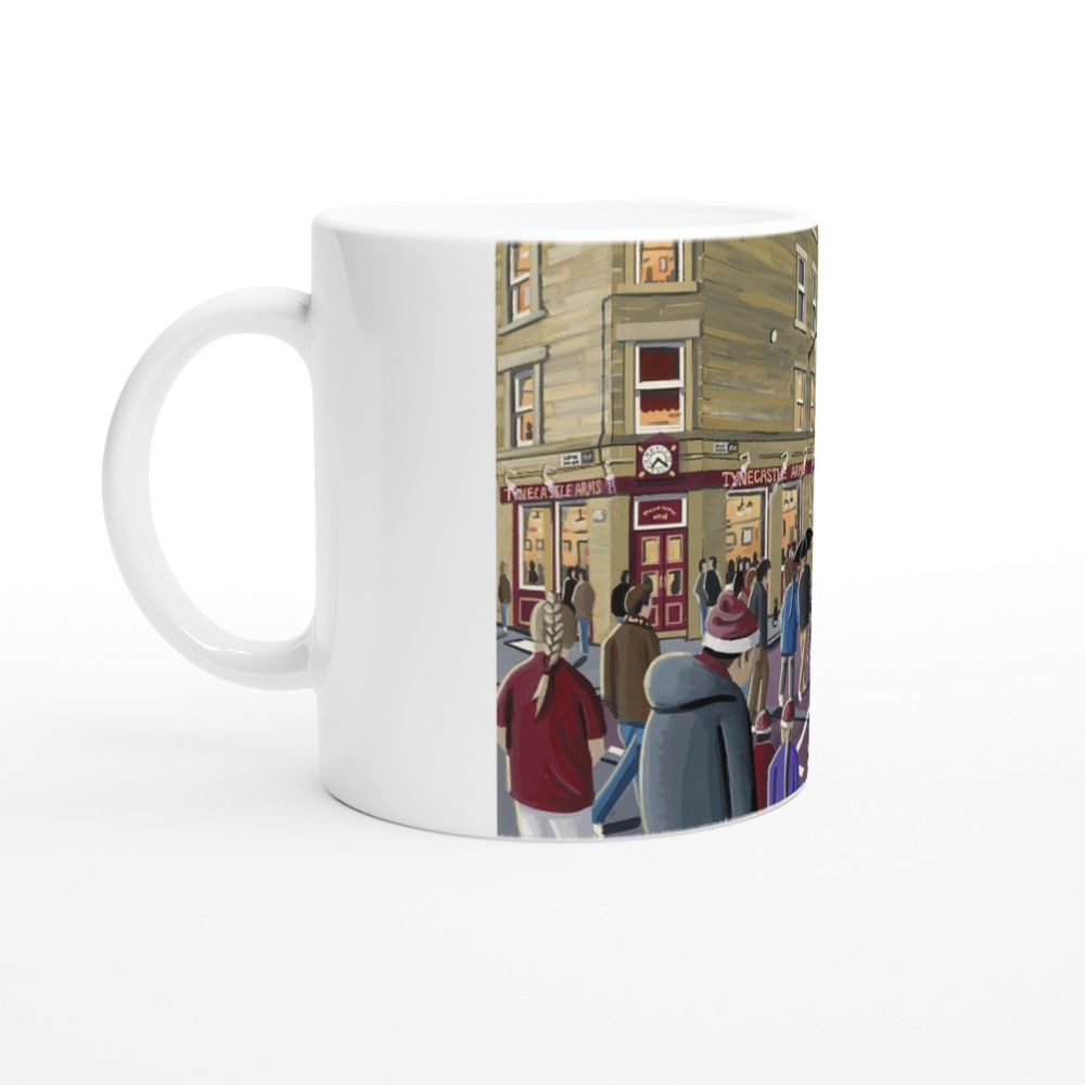 Hearts F.C Tynecastle Stadium Football Club 11oz Printed Ceramic Mug. Art Gift.