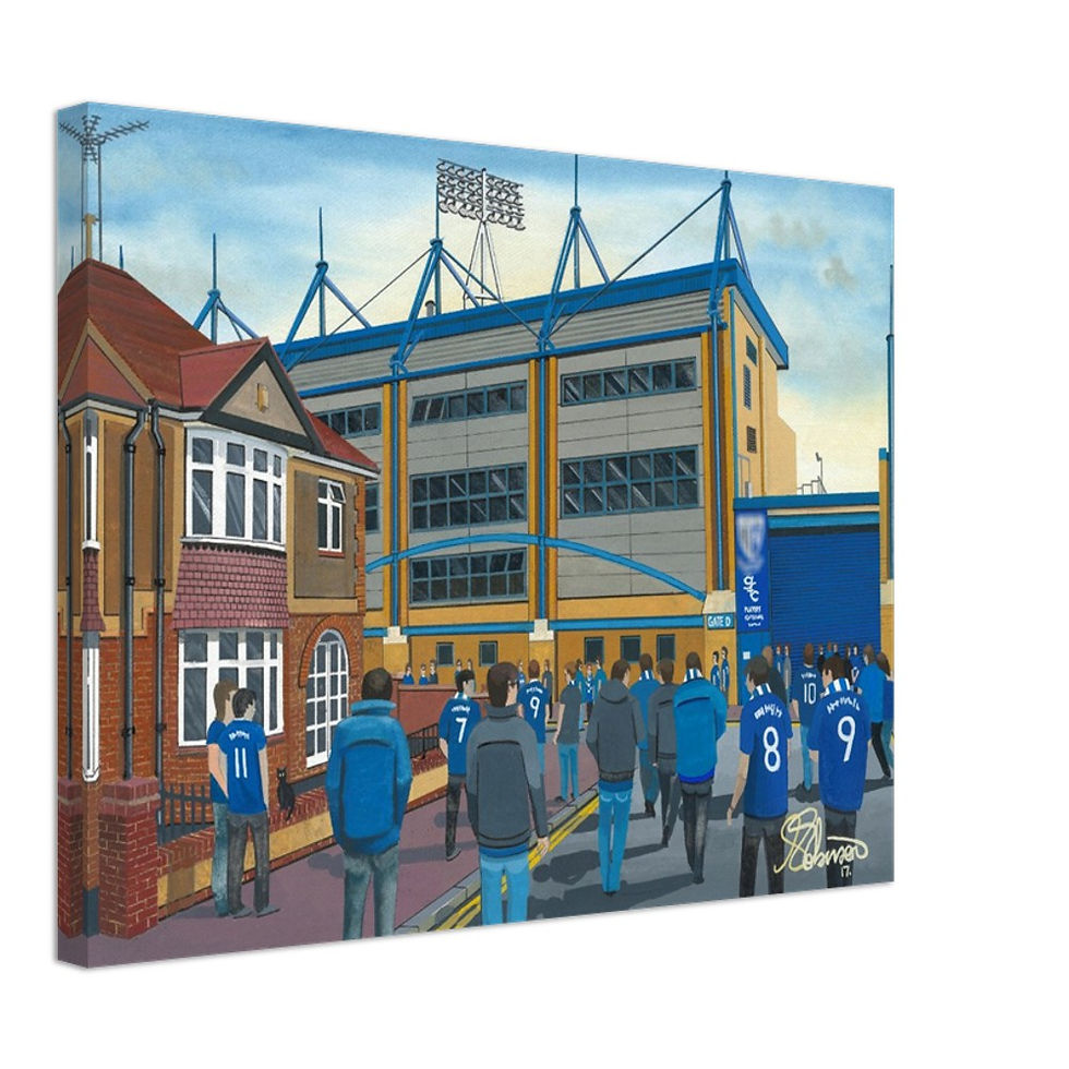 Gillingham F.C, Football Stadium By Artist Andrew Robinson andrewrobinsonart.com, Andrew Robinson art .Framed Fine Art Prints, Posters, Canvas Prints, Framed canvas prints, Ceramic Mugs etc sport, football, rugby, NFL