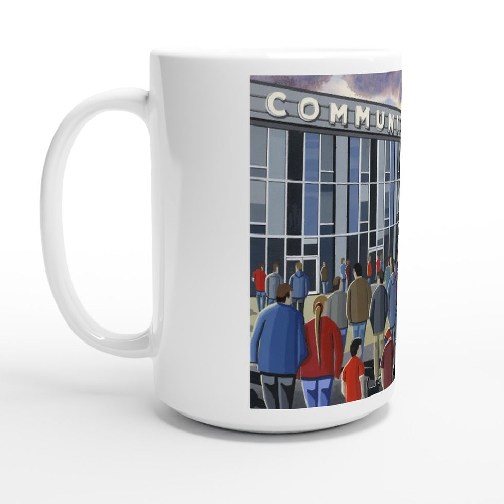 York City F.C White 15oz Ceramic Football Mug