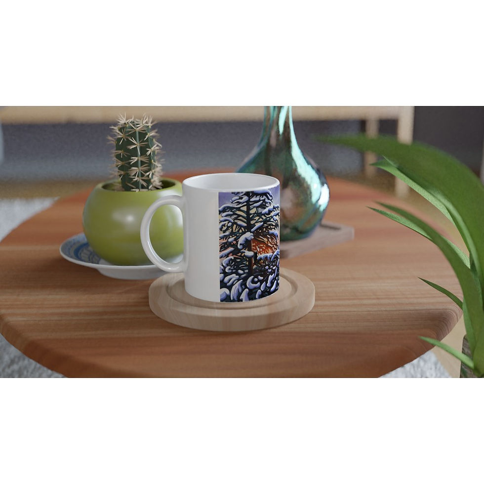 Thumbnail: St Ives, All Saints Church, Cambridgeshire 11oz Ceramic Mug. Rural Landscape Art