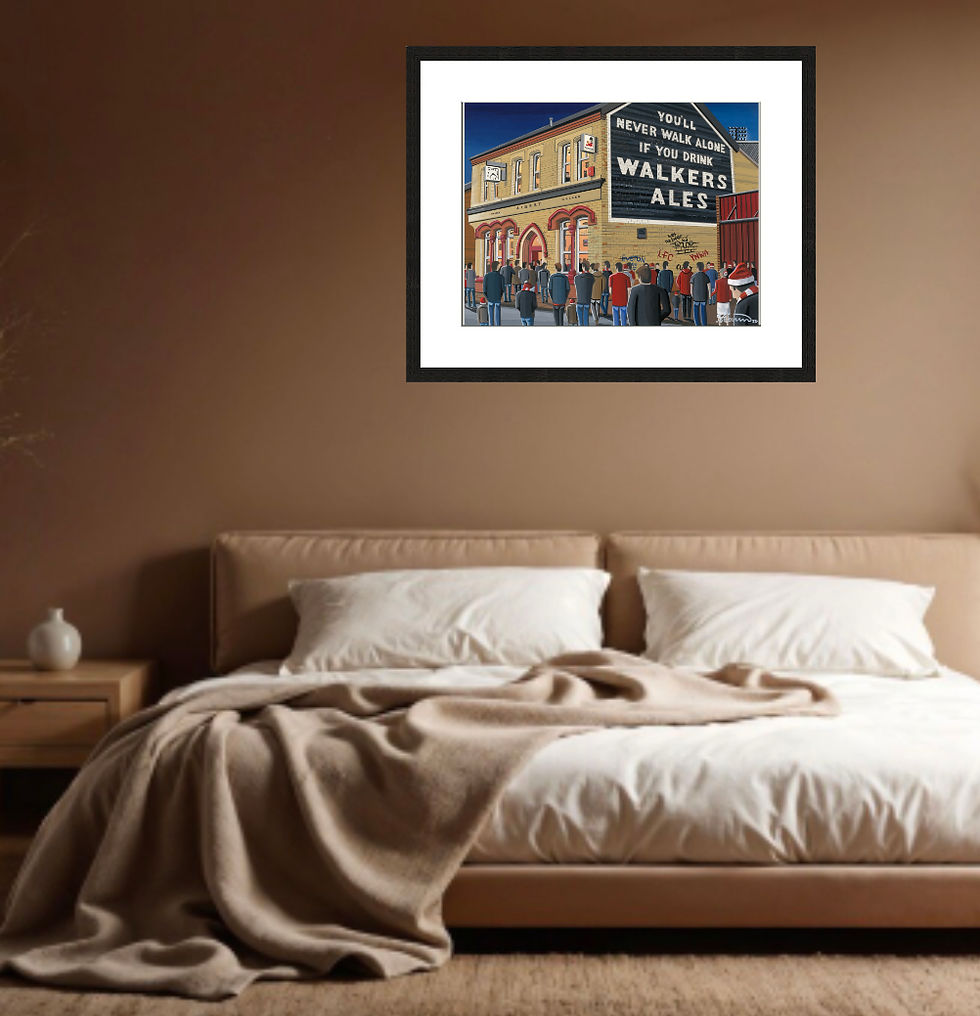 Thumbnail: Liverpool FC framed football club stadium fine art print by Andrew Robinson art andrewrobinsonart