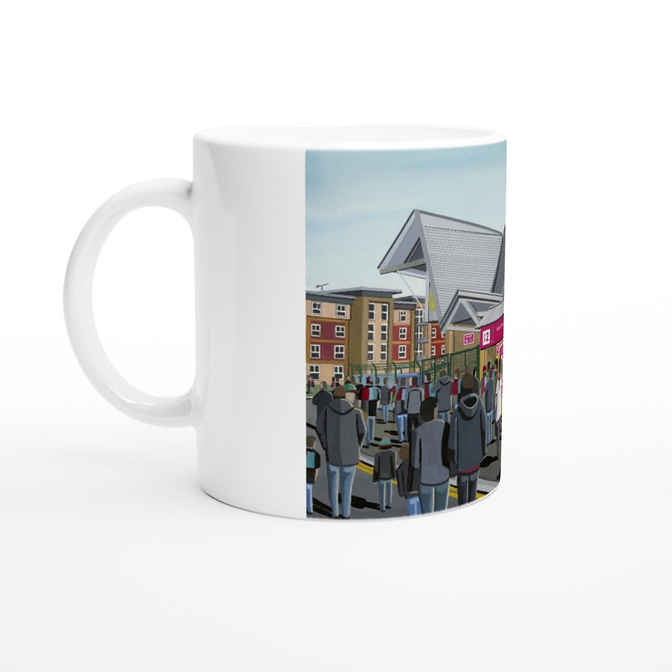 Thumbnail: harlequins harlequin the twickenham stoop stadium Rugby union framed art print canvas print poster printed ceramic mug by artist Andrew Robinson Andrew Robinson art  rugby NFL football soccer  stadium gifts art memorabilia andrewrobinsonart.com   stadium framed art print canvas print poster printed ceramic mug by artist Andrew Robinson Andrew Robinson art  rugby NFL football soccer  stadium gifts art memorabilia andrewrobinsonart.com  