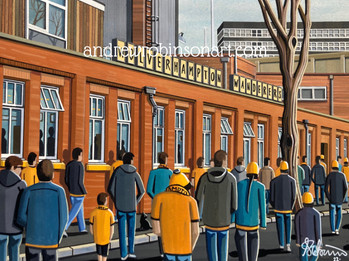 wolves fc wolverhampton wanderers fc molineux andrew robinsonart andrewrobinsonart footbal