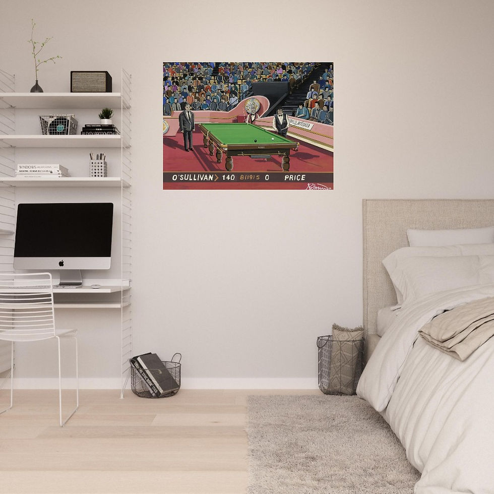 Thumbnail: Snooker. Fastest 147 By Ronnie O'Sullivan, Superior Quality Matte Paper Poster.