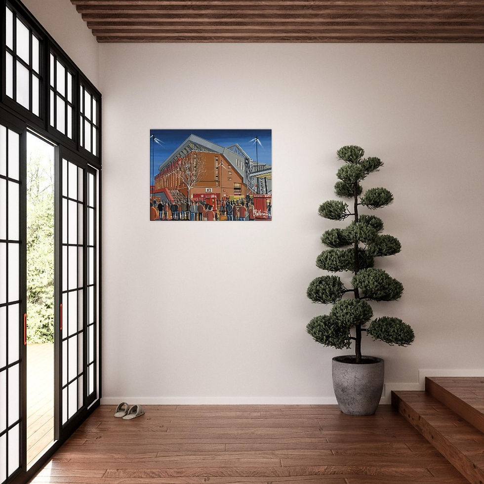 Thumbnail: Liverpool FC Football Canvas Print. Stadium Wall Art Gift