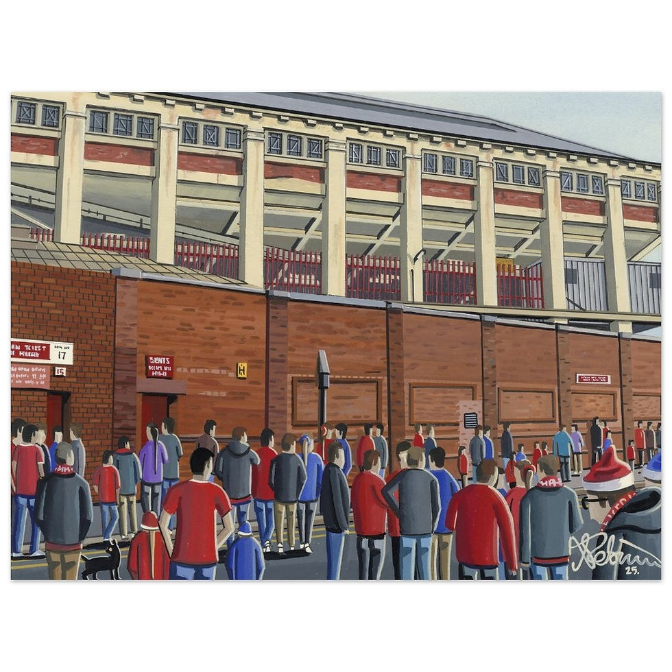 Thumbnail: Liverpool FC Retro Football Poster. Stadium Art Gift. Museum Quality Paper