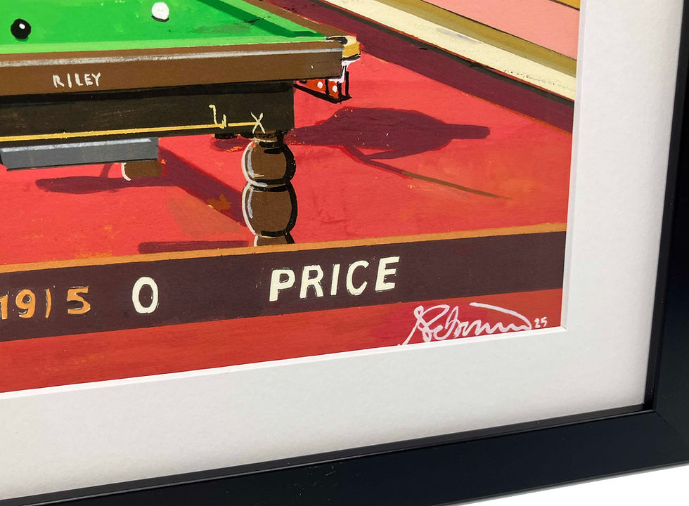 Thumbnail: Snooker. Fastest 147. Ronnie O'Sullivan. Crucible Sheffield Framed Art Print