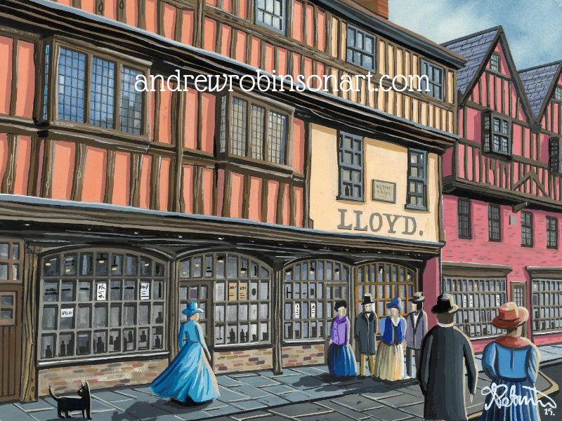 Thumbnail: Gloucester Westgate Urban Art, Framed Art Print Cityscape Landmark Gift