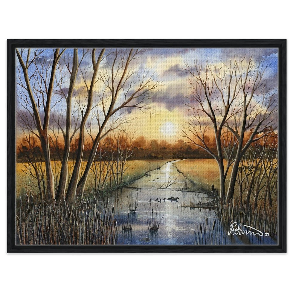 Wadsby’s Folly, Needingworth scene by artist Andrew Robinson andrewrobinsonart.com. Available in fine art print, poster, canvas prints and mugs etc