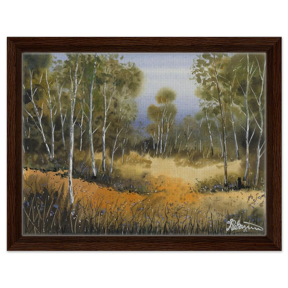 Thumbnail: RSPB Ouse Fen, Barleycroft Lagoon, Needingworth, Cambridgeshire snow winter scene by artist Andrew Robinson andrewrobinsonart.com. Available in fine art print, poster, canvas prints and mugs etc