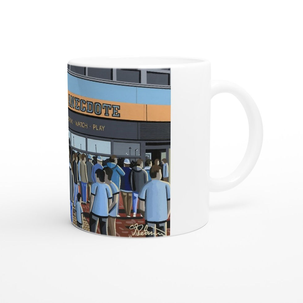 Thumbnail: Coventry City F.C, Coventry Buliding Society Stadium By Artist Andrew Robinson, Framed Fine Art  Prints, Posters, Canvas Prints, Framed canvas prints, Ceramic Mugs. andrewrobinsonart.com