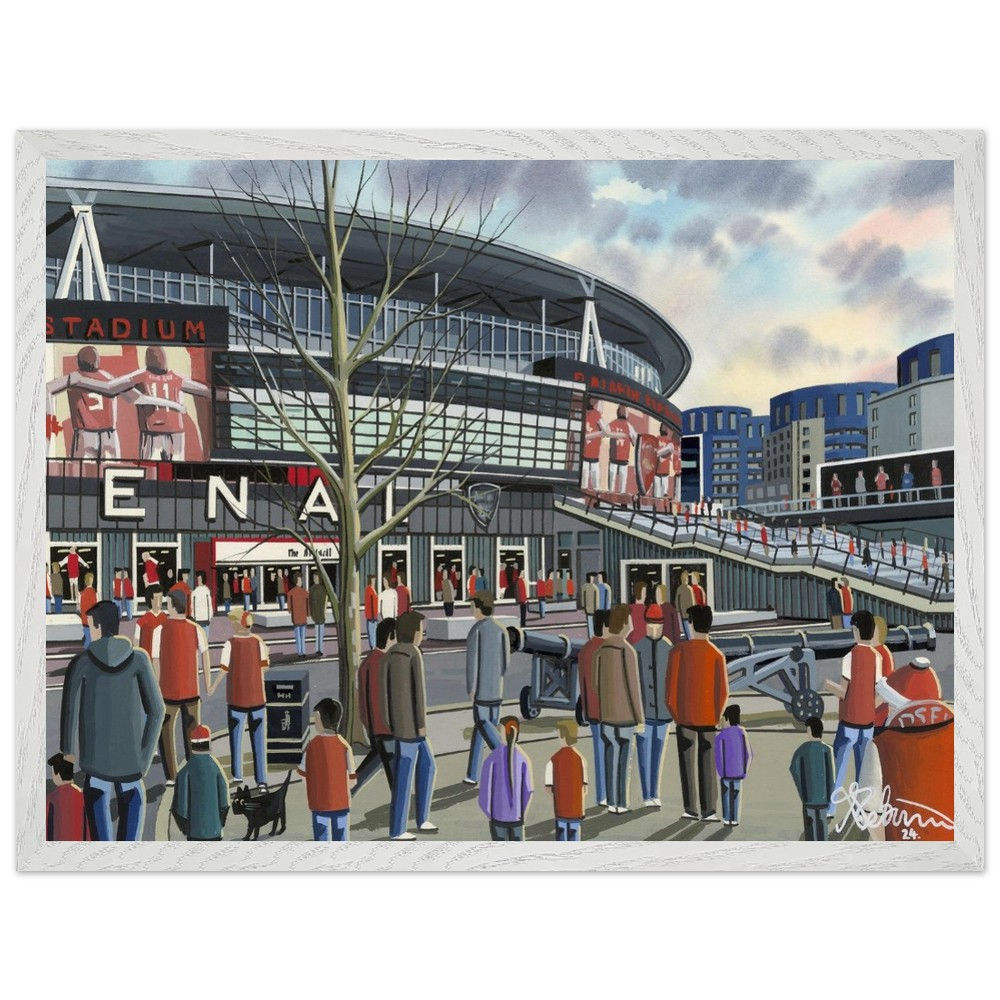 Arsenal FC, Football Framed Poster. Museum Quality Paper