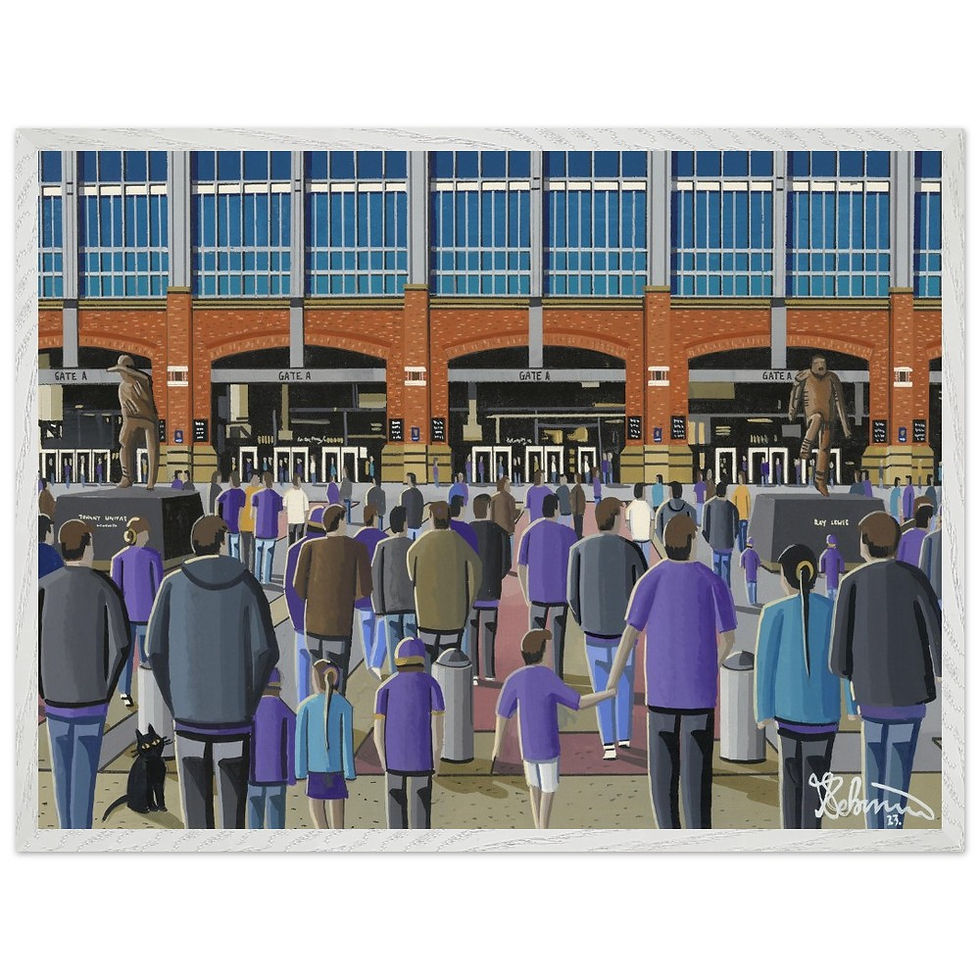 Thumbnail: Baltimore Ravens NFL art print by artist Andrew Robinson andrewrobinsonart