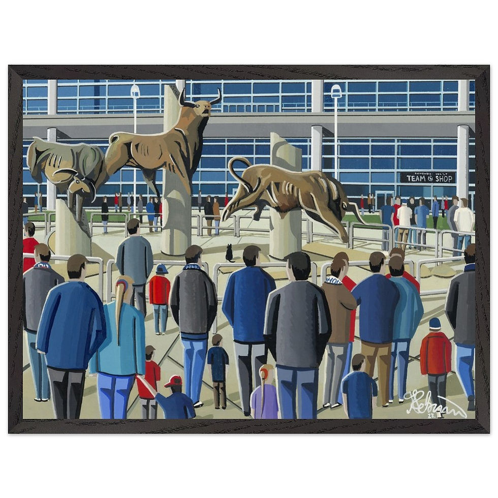 Thumbnail: Houston Texans NFL art print by artist Andrew Robinson andrewrobinsonart andrewrobinsonart.com