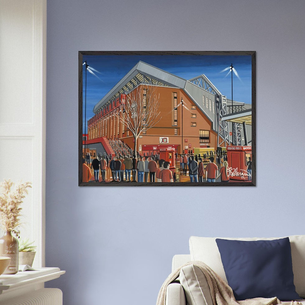 Thumbnail: Liverpool FC, Football Framed Poster. Museum Quality Paper