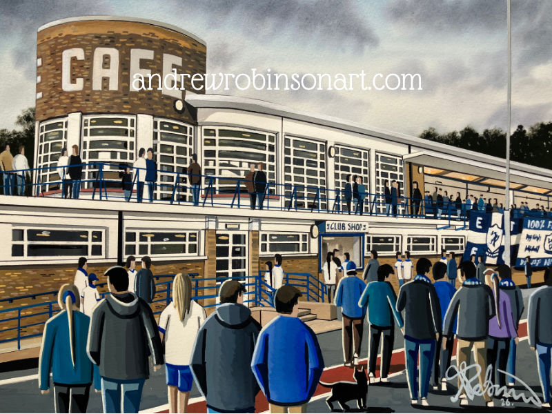 Enfield Town F.C Painting by artist Andrew Robinson