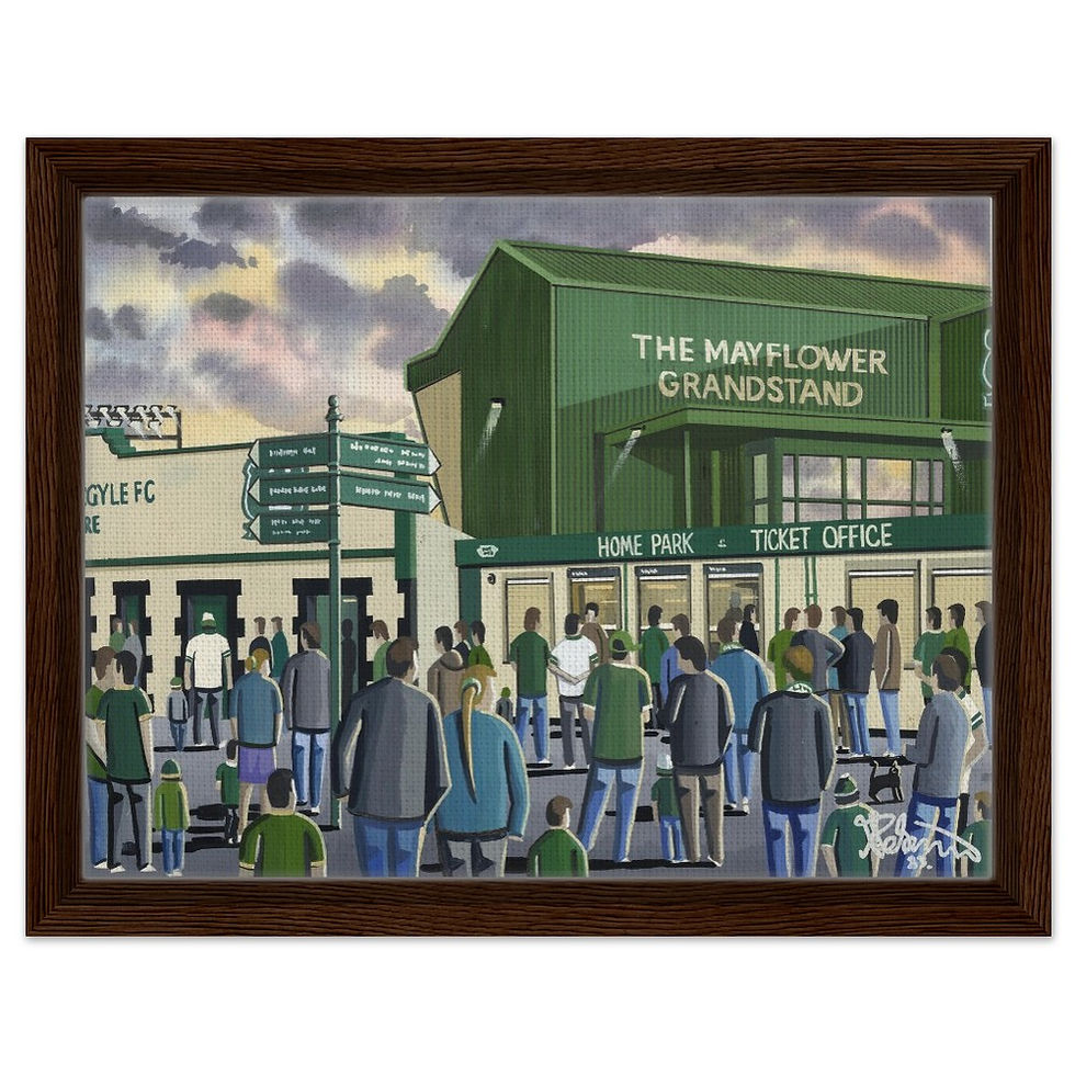 Thumbnail: Plymouth Argyle F.C Home Park Football Stadium By Artist Andrew Robinson andrewrobinsonart.com, framed Fine Art aPrints
Posters, Canvas Prints, Ceramic Mugs etc
