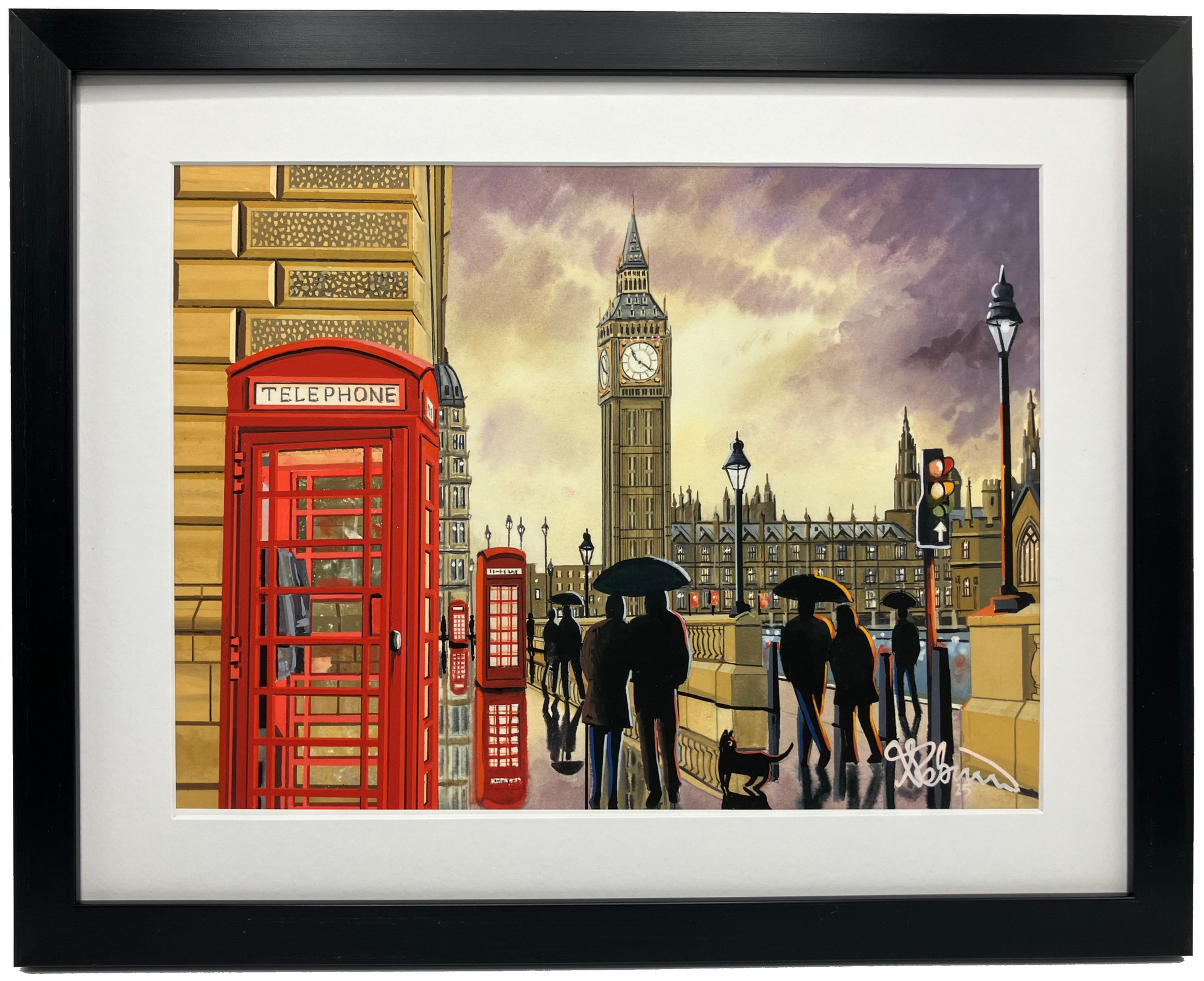London, Big Ben, Framed Fine Art Print, Cityscape Famous Landmark Gift.