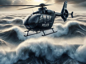 The swim that launched a police helicopter
