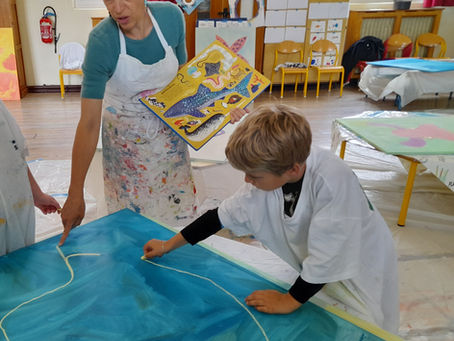 Une fresque murale pour sensibiliser à l’écologie