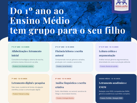 Ler e escrever são as bases de todo o conhecimento!