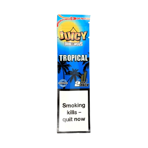Juicy Double Blunt Wraps – Tropical Passion 2pcs