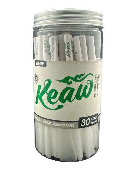 White Pre-Rolled KEAW 110mm