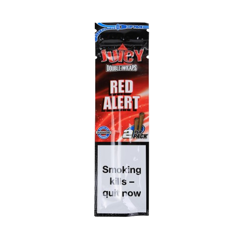 Juicy Double Blunt Wraps – Red Alert / Strawberry