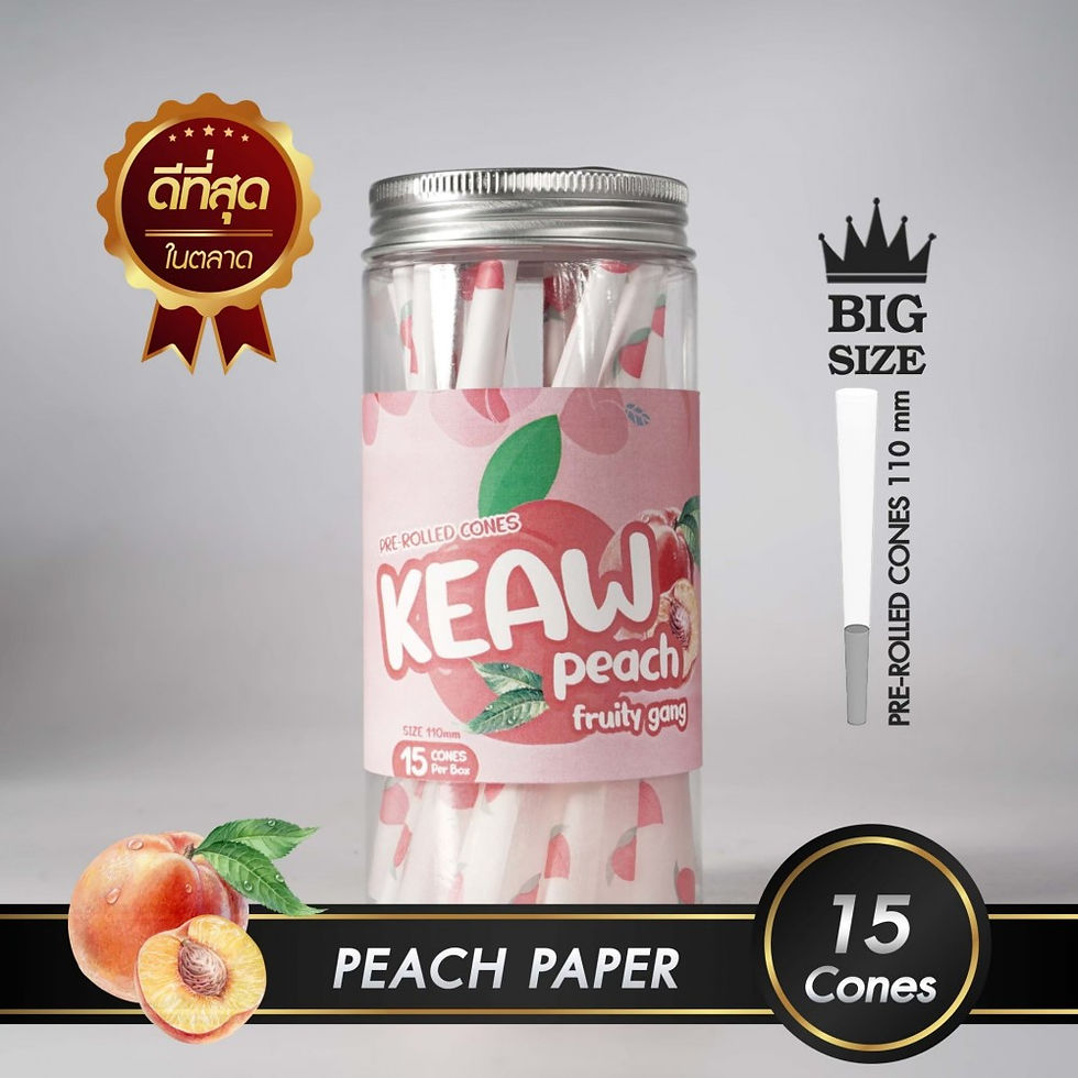 Thumbnail: Peach Pre-Rolled KEAW FRUITY GANG 110mm