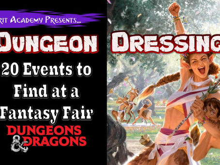 Dungeon Dressing: 20 Festival Games and Events to Find in your Dungeons & Dragons Game