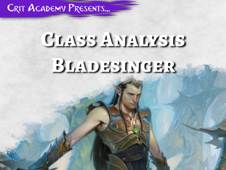 Class Analysis: Bladesinger