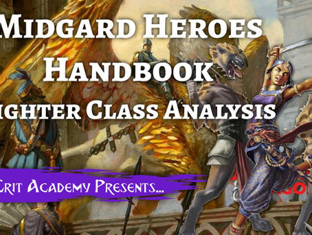 Midgard Heroes Handbook: Fighter Class Analysis Guide