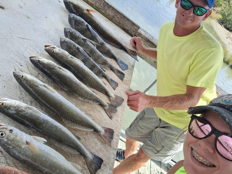 Port Aransas Fishing Report: Redfish and Speckled Trout Bite Picking Up