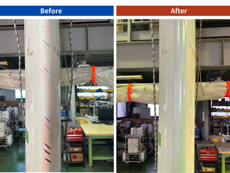 [Demonstration Report] A demonstration was held of a robot repairing wind turbine blades!