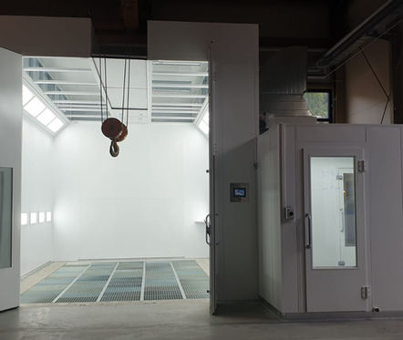 cabine de peinture industriel