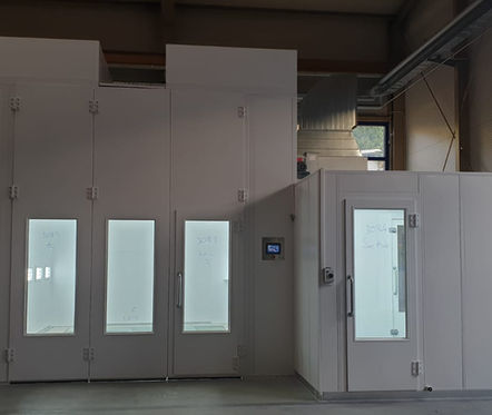 cabine de peinture industriel