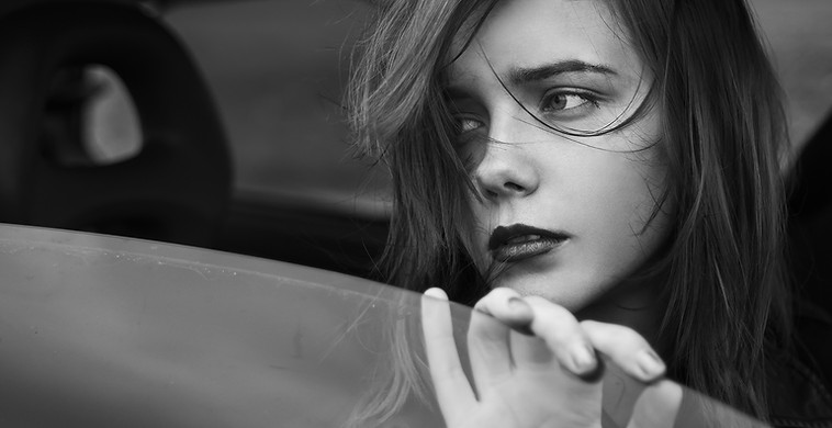 Sad Girl in the Window