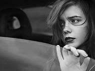 Sad Girl in the Window