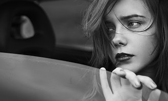 Sad Girl in the Window