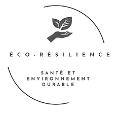 Logo : une main avec une feuille et du texte dans un cercle
