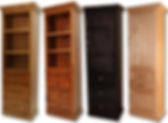 Traditional Murphy bed side cabinets