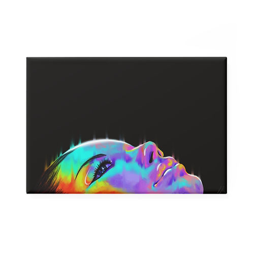 Holo Face Magnet - Eye-Catching Rectangle Design