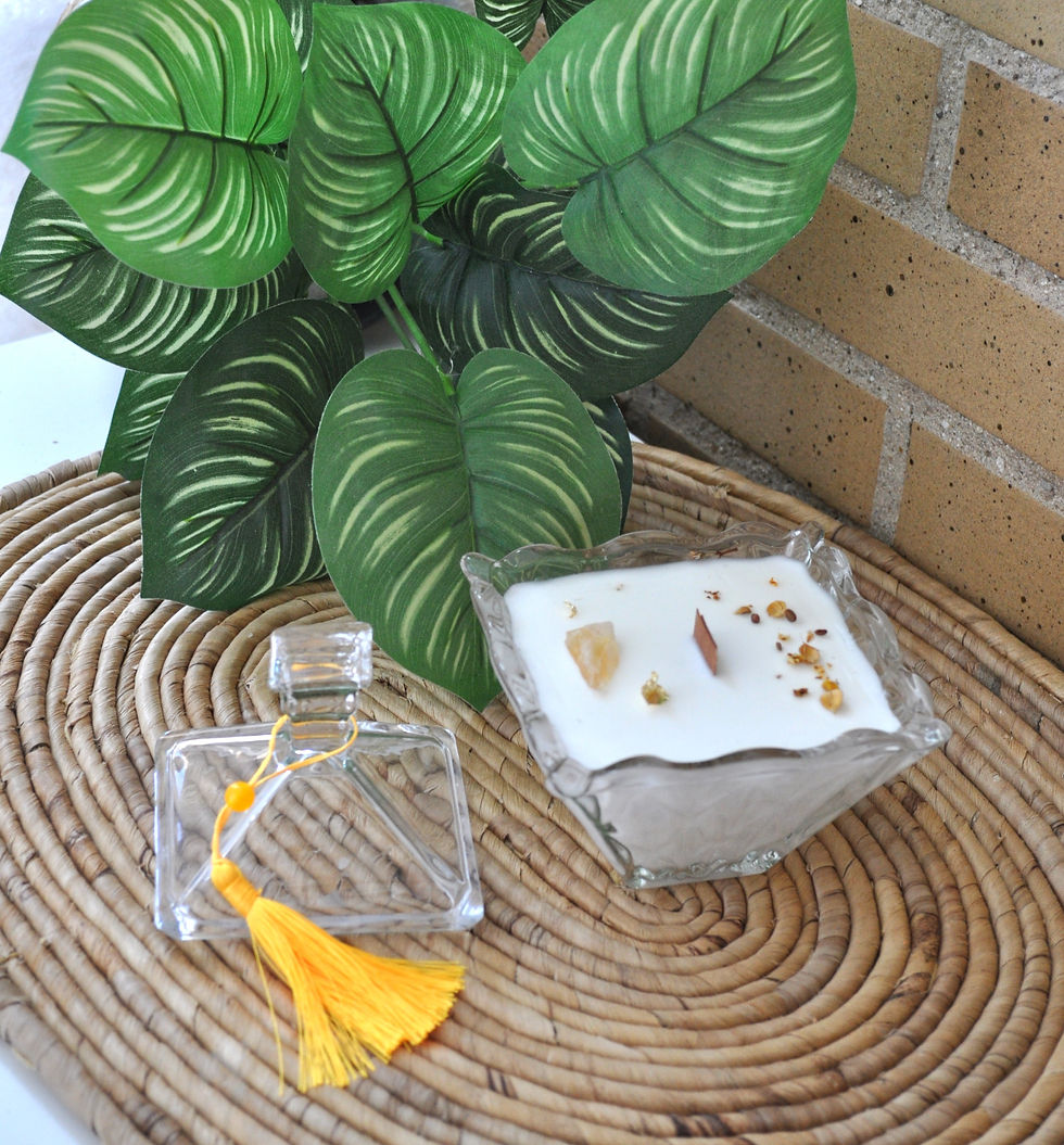 Vela Rubí palo santo