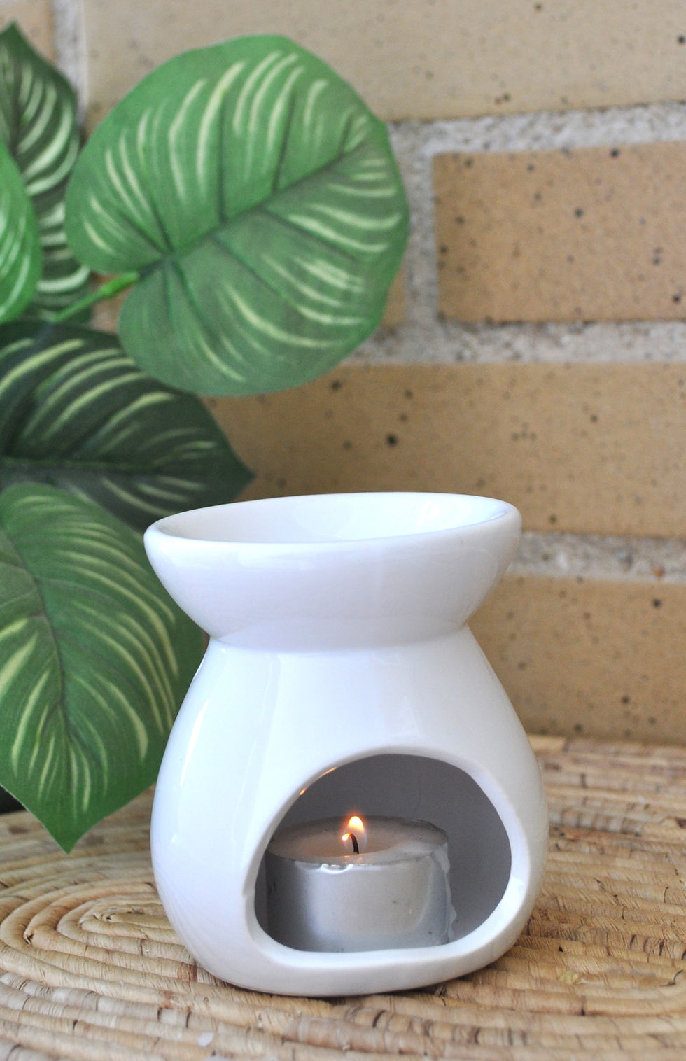 Miniatura: Quemador cerñamica negro o blanco deal para derretir wax melts
